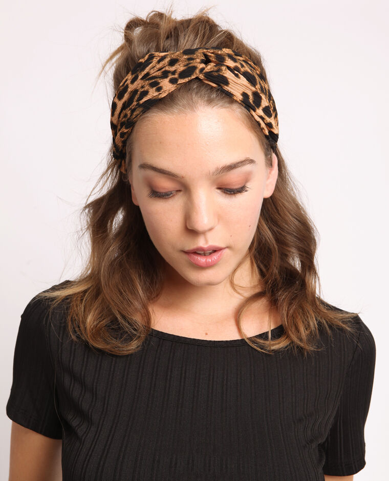 Headband léopard rose clair - Pimkie