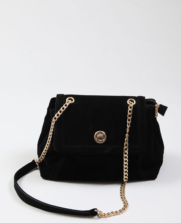 Sac bandoulière chaine noir cheap