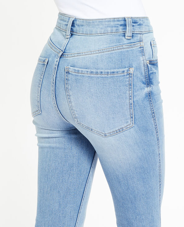 Jean flare taille haute bleu - Pimkie