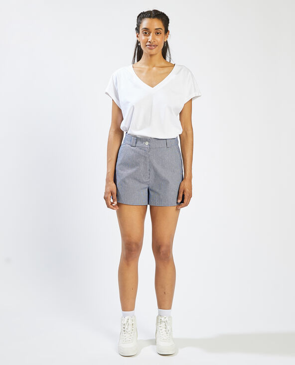 Short taille haute bleu - Pimkie