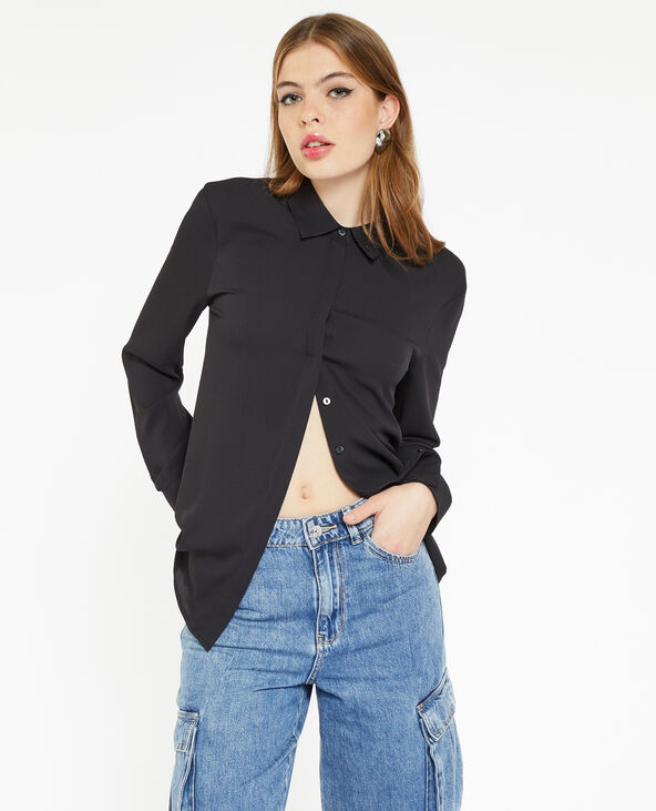 Chemise fluide noir - Pimkie