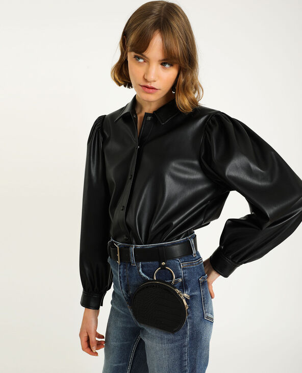 Chemise hot sale en cuir