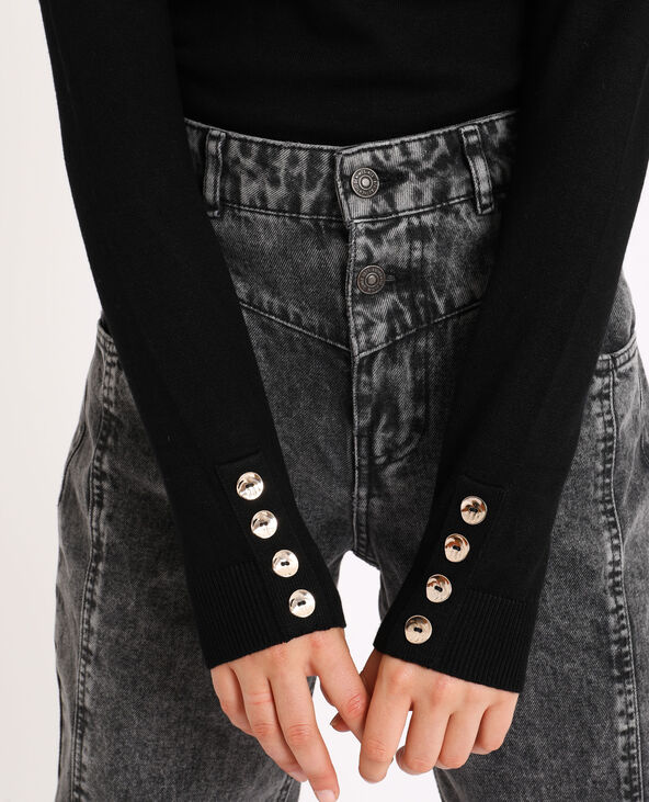 Pull à col roulé noir - Pimkie