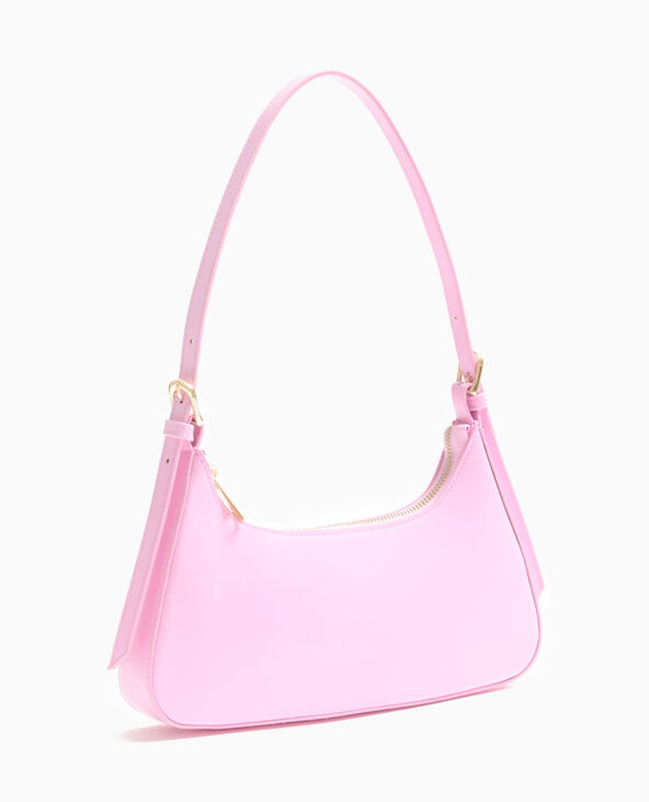 Sac baguette porté épaule Rose poudré - Pimkie