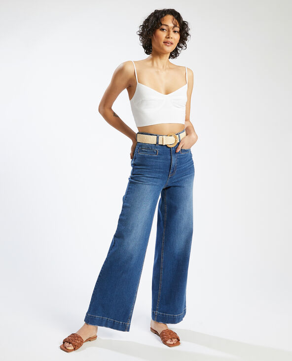 Brassière fines bretelles blanc - Pimkie