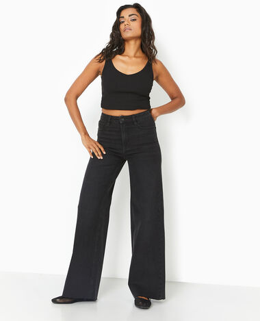 Jean Large Femme Jean Wide Leg Evase Chic et Decontracte Pimkie