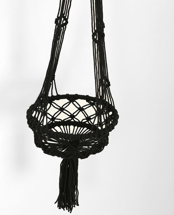 Suspension macramé noir - Pimkie