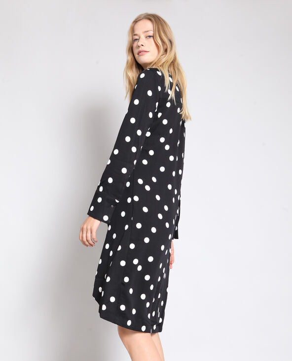 Robe boutonnée noir - Pimkie