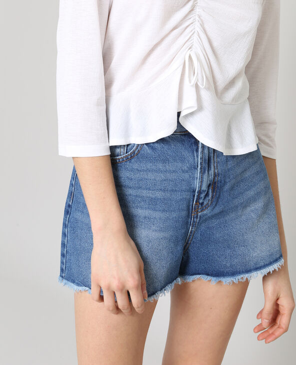Blouse courte blanc - Pimkie