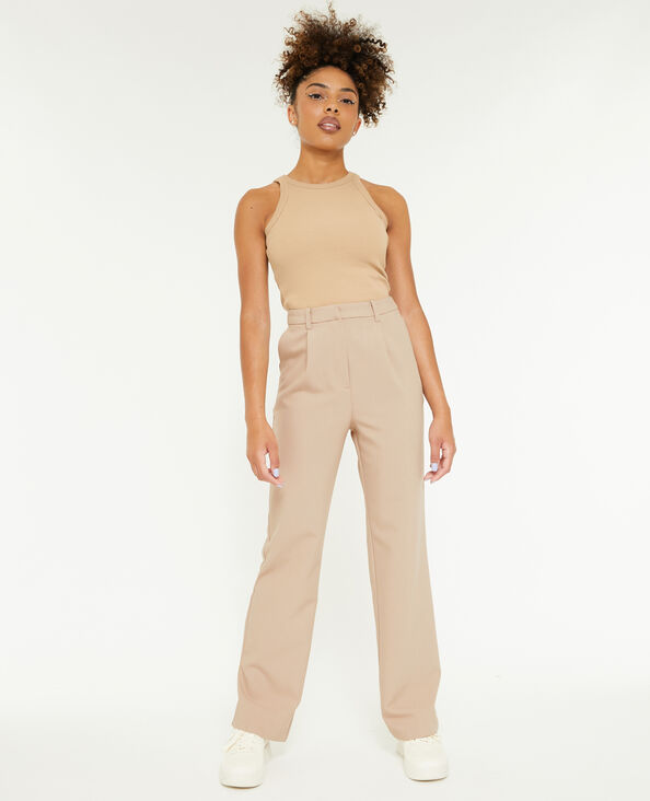 Pantalon droit city beige - Pimkie