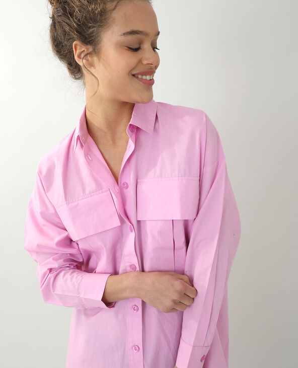 Robe chemise rose - Pimkie