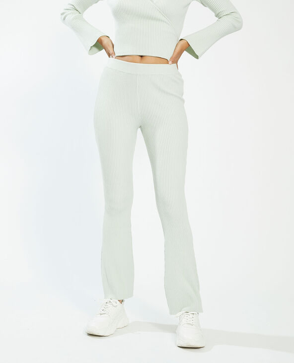 Pantalon côtelé vert clair - Pimkie