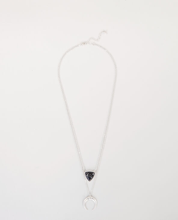 Collier multi-rangs argenté - Pimkie