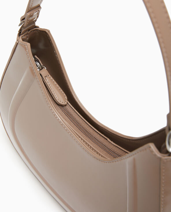 Sac demi-lune beige - Pimkie