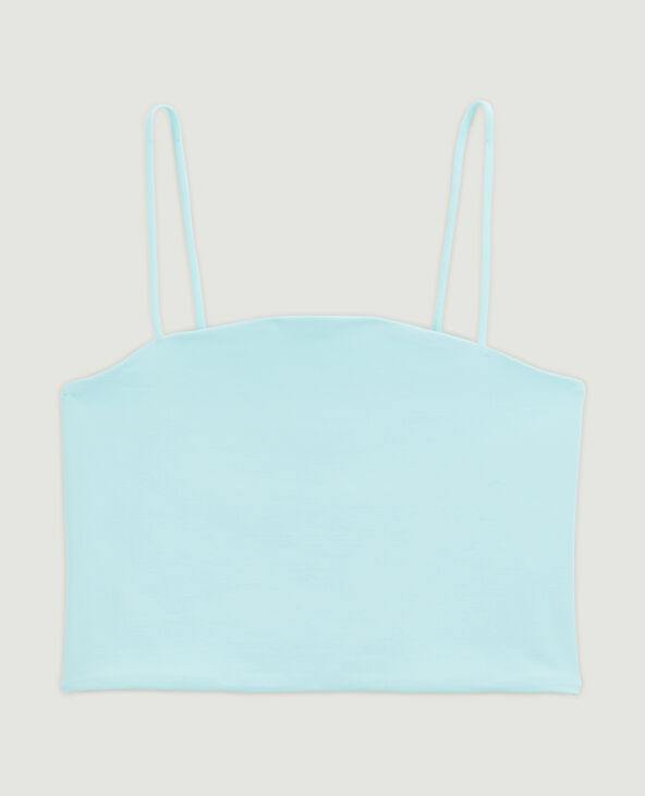 Brassière fines bretelles bleu turquoise - Pimkie