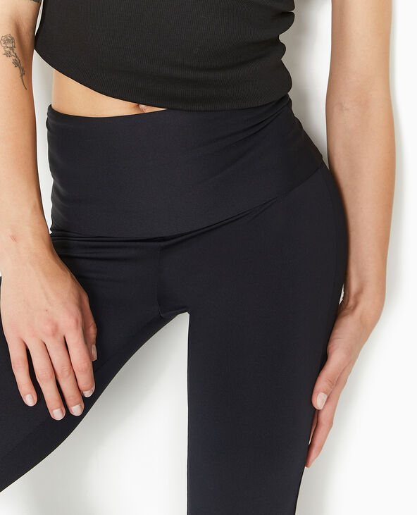 Pantalon flare avec ceinture large noir - Pimkie