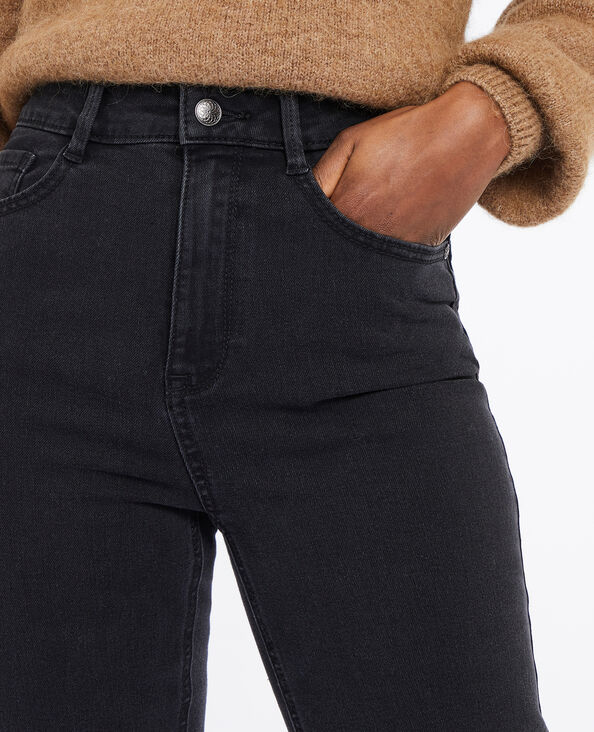 Jean mom slim taille haute noir - Pimkie