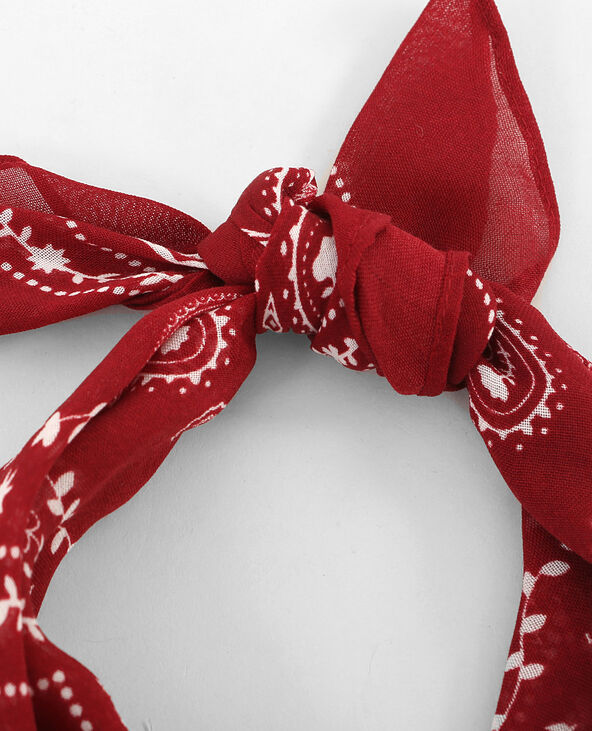 Bandana rouge bordeaux - Pimkie