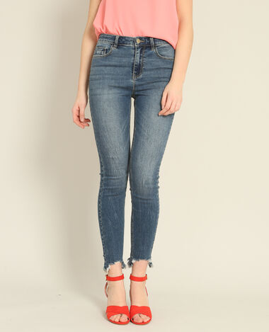 Jean skinny taille haute Jean stoned - Pimkie