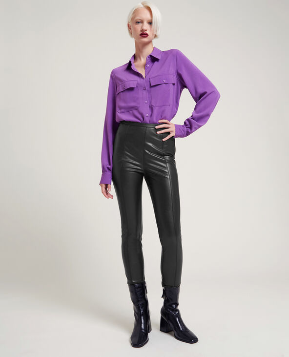 Legging noir brillant pimkie shop