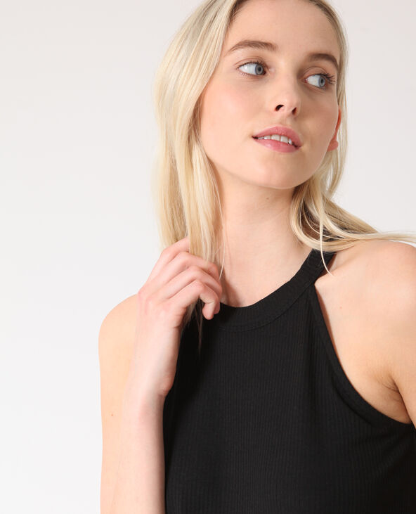 Crop top sans manches noir - Pimkie