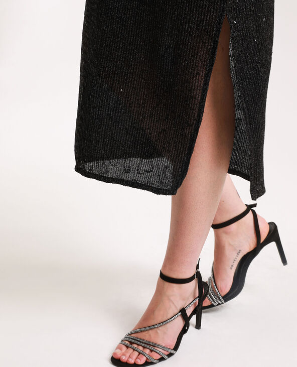 Robe à sequins noir - Pimkie