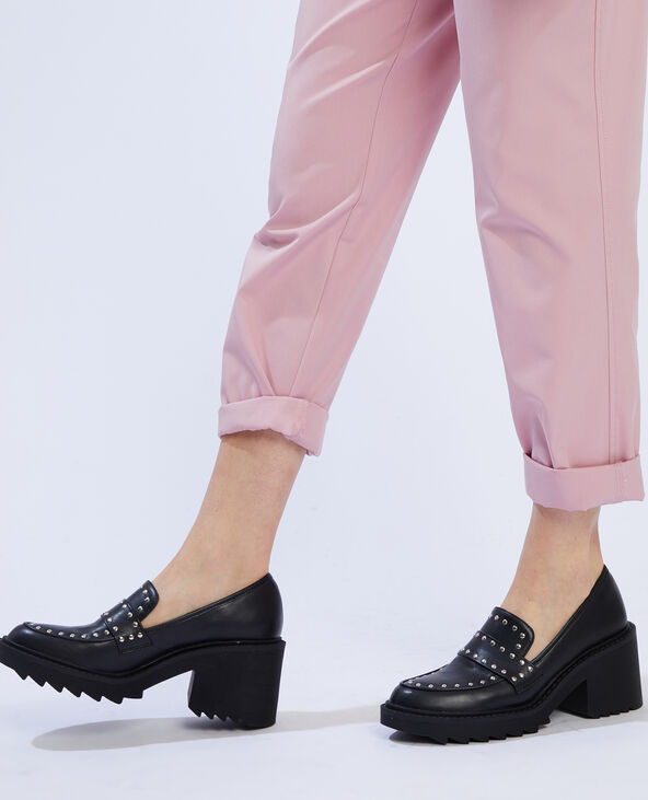 Mocassins talons noir - Pimkie
