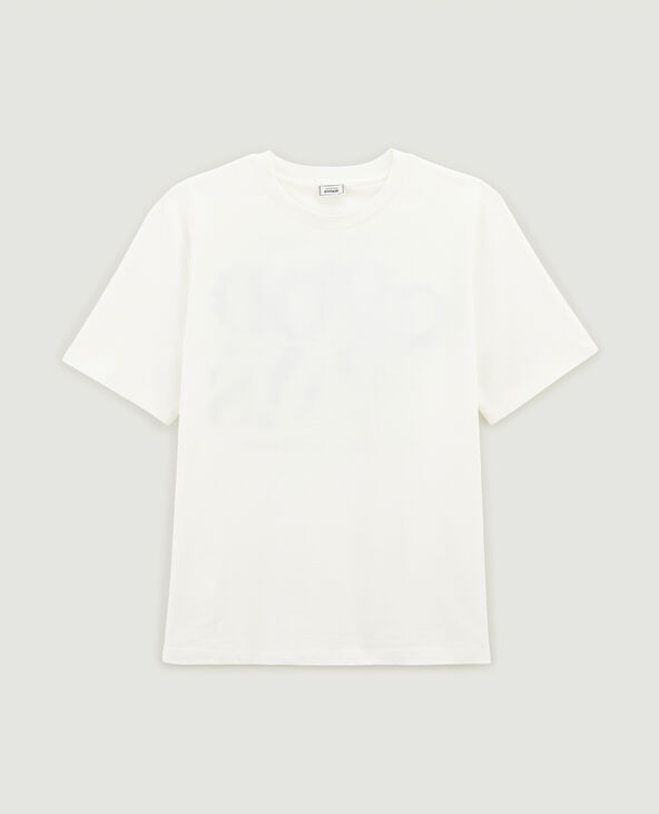 T-shirt col rond violet - Pimkie