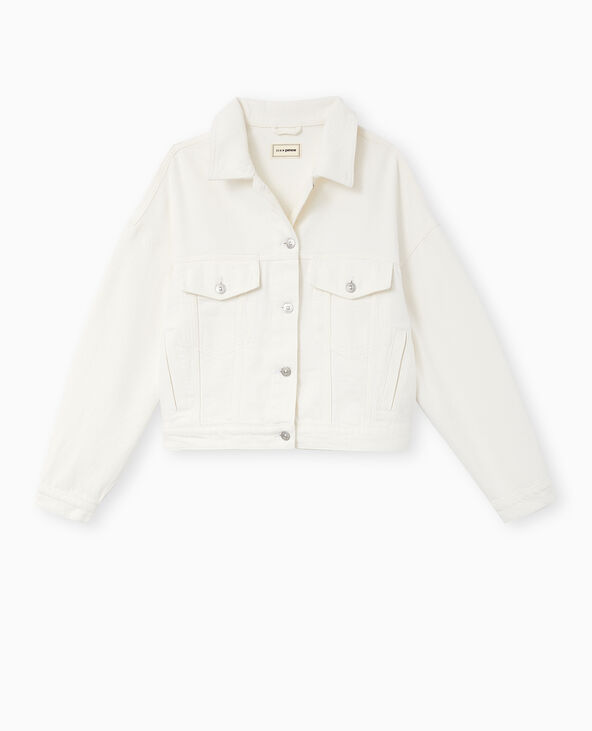 Veste en jean écru - Pimkie