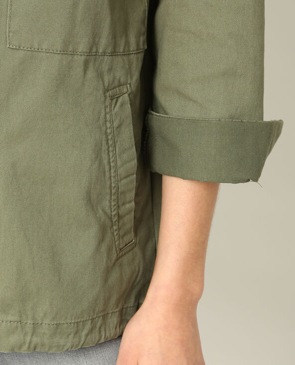 Veste army vert de gris - Pimkie