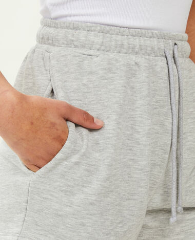 Short en molleton gris chiné - Pimkie