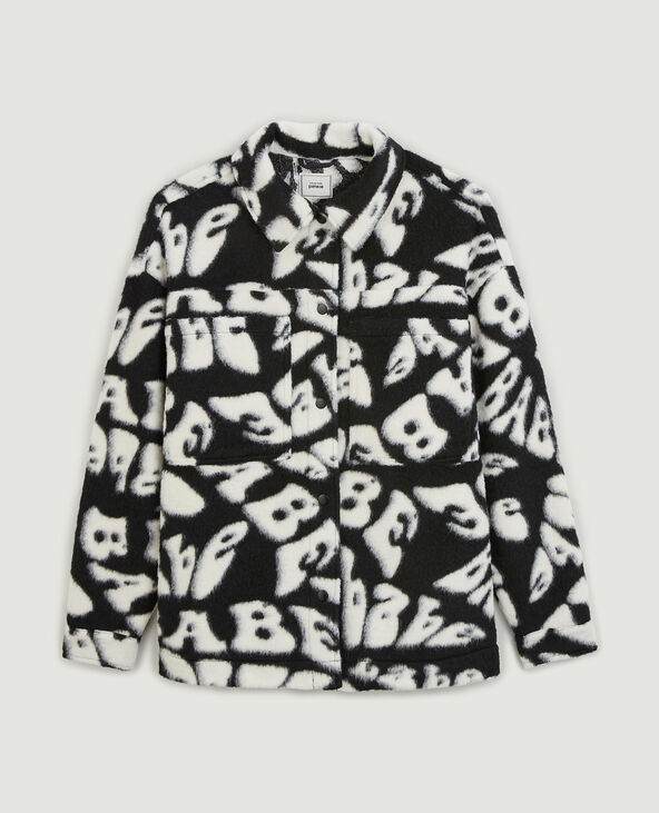 Surchemise en tissu épais noir - Pimkie