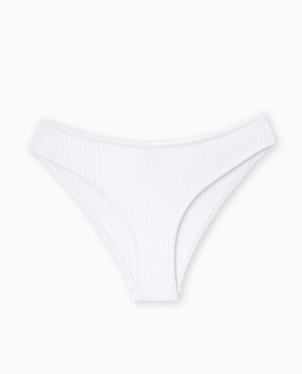 Bas de maillot de bain culotte blanc - Pimkie