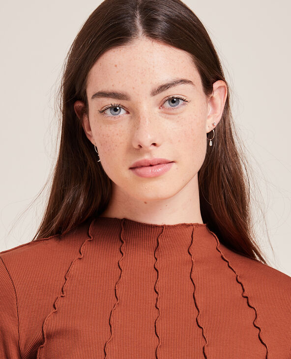 Top coutures apparentes orange - Pimkie
