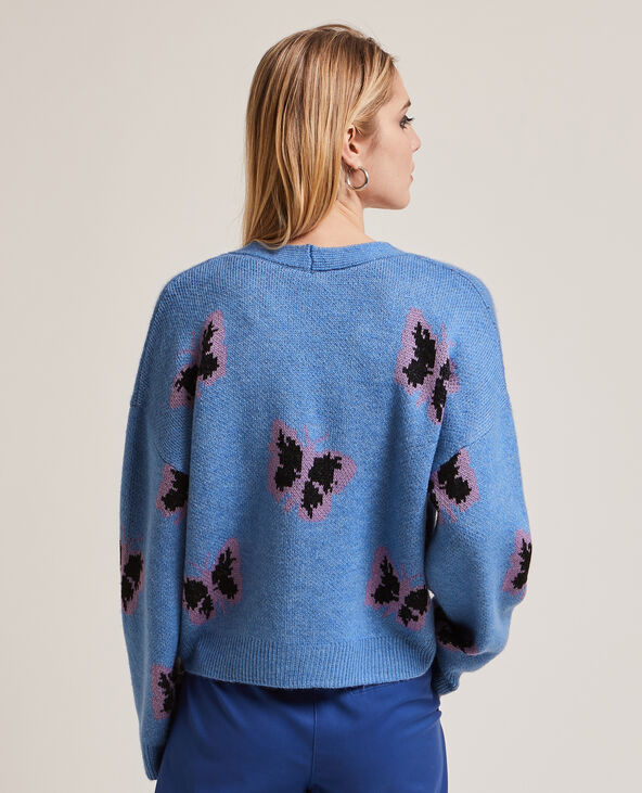 Gilet en maille  bleu - Pimkie