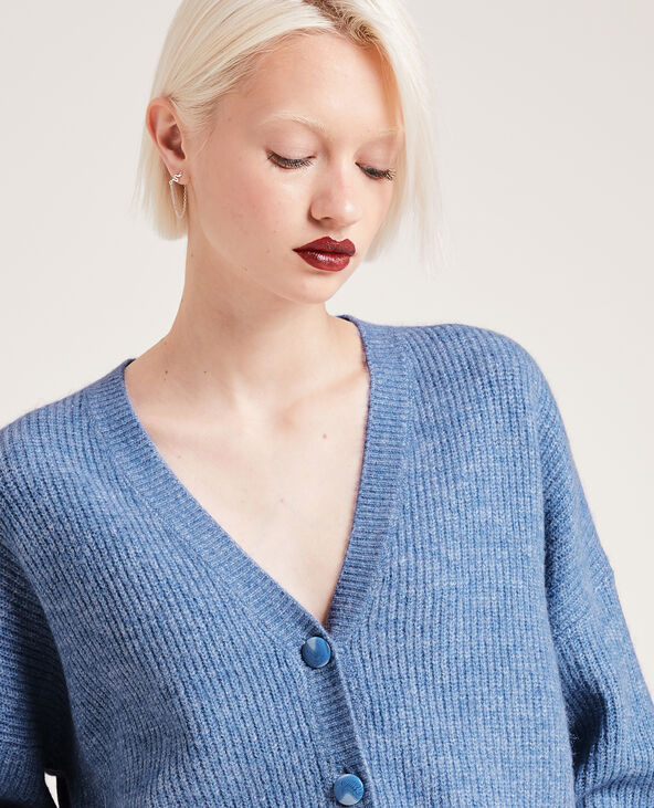 Gilet côtelé bleu - Pimkie
