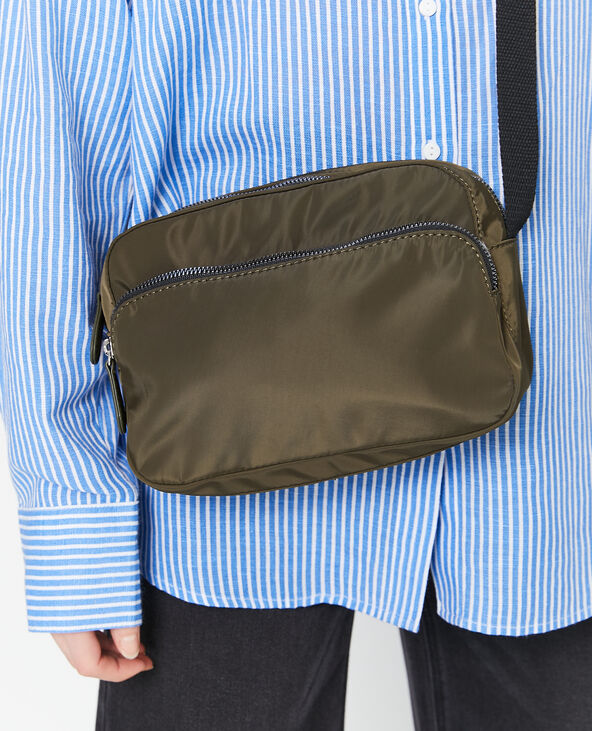 Sacoche en nylon vert olive - Pimkie