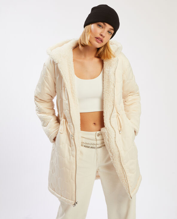 Parka réversible taupe - Pimkie