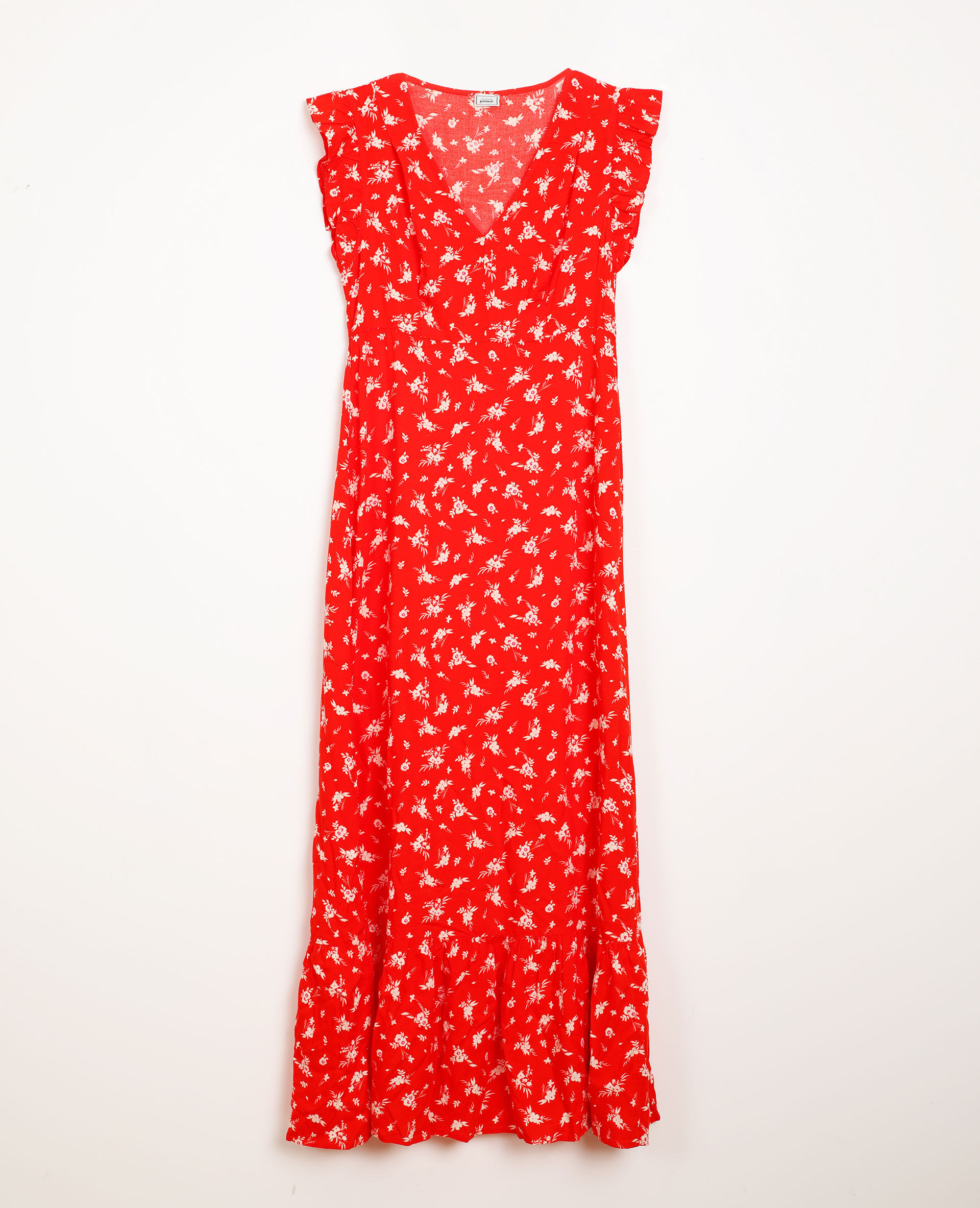 robe longue rouge pimkie