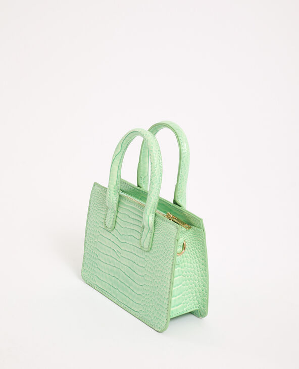 Mini sac croco bleu - Pimkie