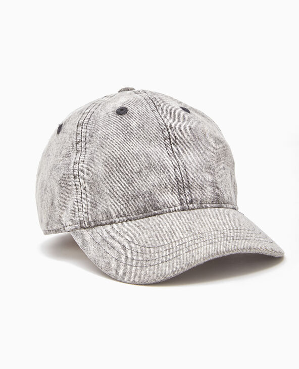 Casquette en jean délavé noir - Pimkie