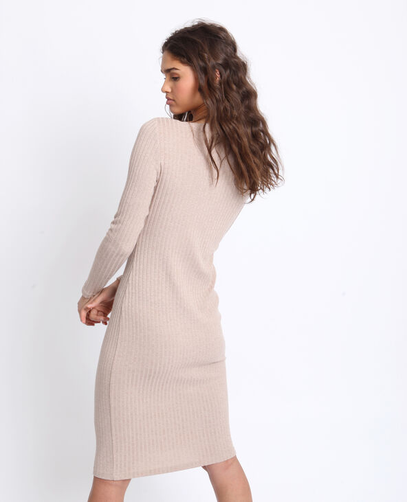 Robe longue côtelée top