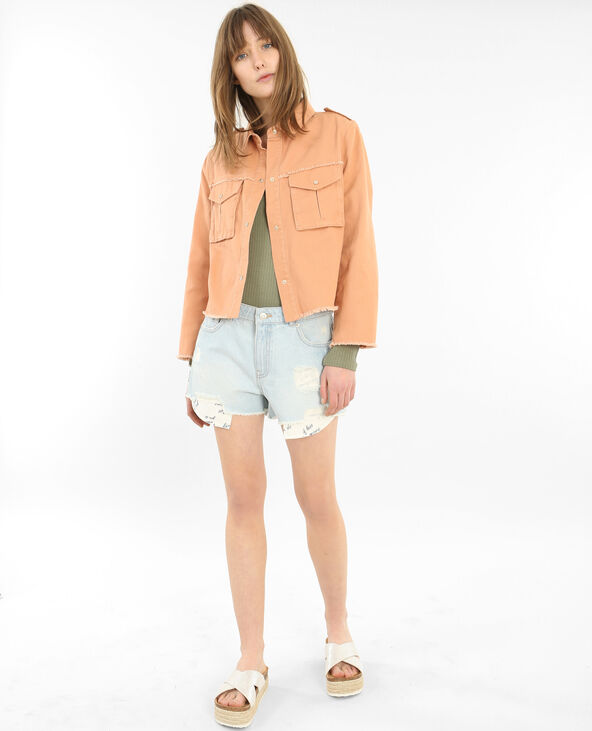 Body dos croisillons vert de gris - Pimkie