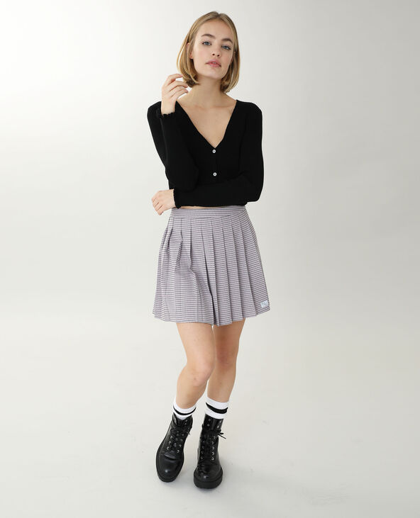 Gilet cropped noir - Pimkie
