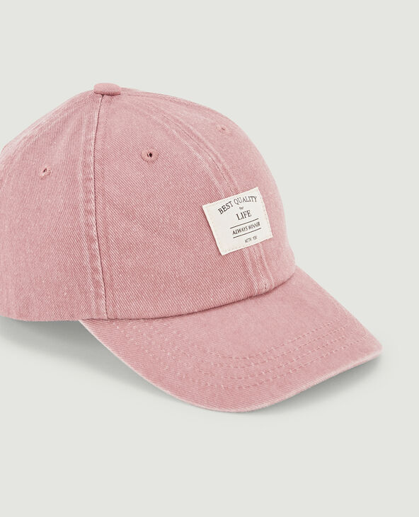 Casquette en toile rose - Pimkie