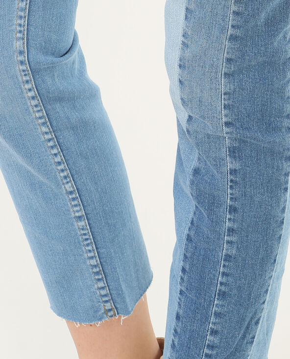 Jean skinny 7/8 bicolore bleu - Pimkie