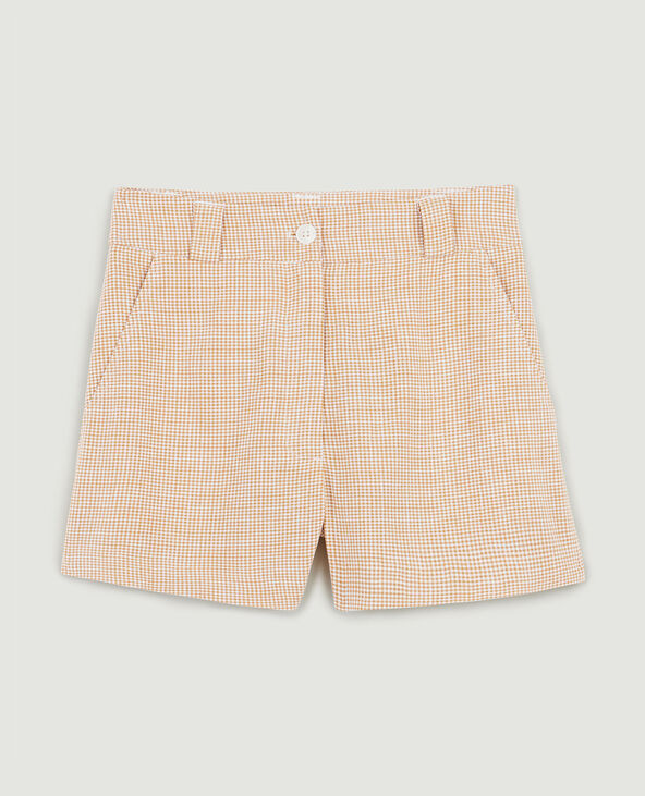 Short taille haute orange - Pimkie
