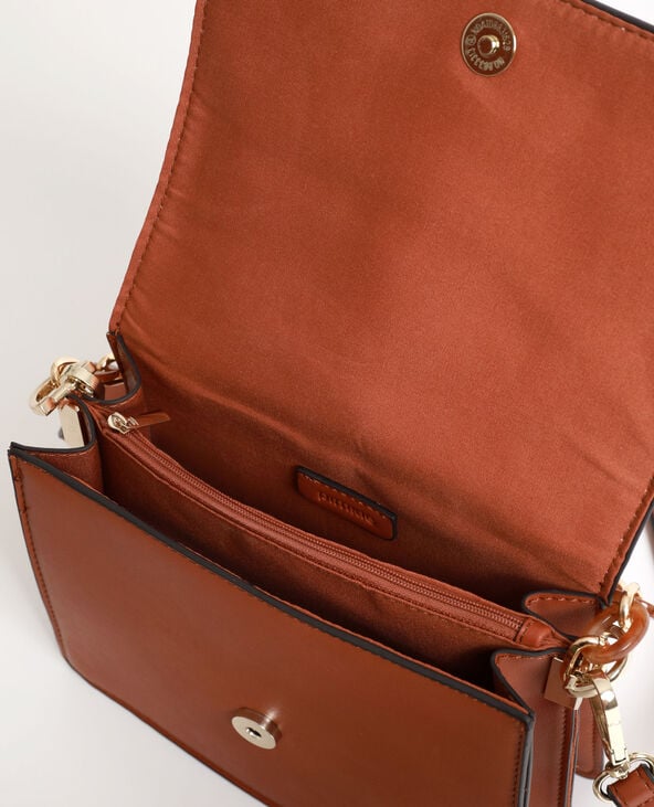 Petit sac avec anse en écailles camel - Pimkie