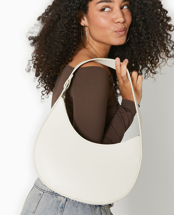Sac rigide forme demi lune porte epaule Pimkie