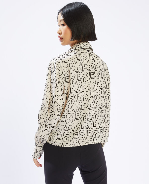 Chemise esprit pyjama blanc - Pimkie